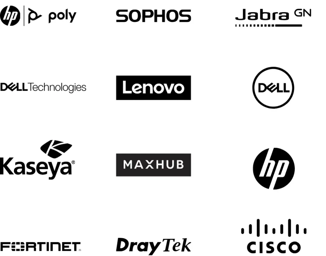 dell lenovo hp poly jabra maxhub cisco fortinet draytek